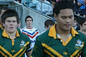 Joseph Leilau & Jake Finn walk out for battle (Photo's : ourfootymedia)