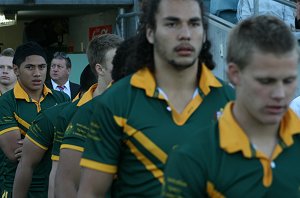 Jacob Miller and Ryan James walk out for battle (Photo's : ourfootymedia)