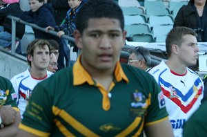 PJ Asaita - ASSRL & GBCL walk out for battle (Photo's : ourfootymedia)