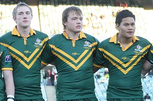 Jack Stockwell, Matt Groat & Joey Leilua - ASSRL & GBCL FIRST TEST 2009 (Photo's : ourfootymedia)