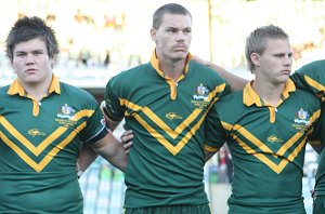 Jake Finn, Cheyse Balir & Jacob Miller (all from Matraville SHS)- ASSRL & GBCL FIRST TEST 2009 (Photo's : steve montgomery / ourfooty media)