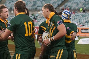 Australian Schoolboys v GBC YOUNG LIONS 1st Test ACTION (Photo's : ourfootymedia)