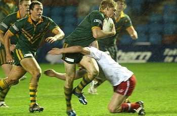 aussies attack  ( Exclusive OFT Photo :OFT / RLPhotos.com  - Maurice JONES )