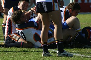 ASSRL 2010 Day 6 U18 Schoolboys Action NSWCIS v ACT (Photo : ourfootymedia)