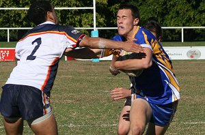 ASSRL 2010 Day 6 U18 Schoolboys Action NSWCIS v ACT (Photo : ourfootymedia)