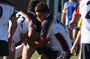 ASSRL 2010 Day 6 U18 Schoolboys Action NSWCIS v ACT (Photo : ourfootymedia)