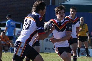 ASSRL 2010 Day 6 U18 Schoolboys Action NSWCIS v ACT (Photo : ourfootymedia)