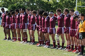 U18 Championship QSS v NSWCHS action (Photo : ourfootymedia)
