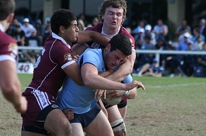 ASSRL U18 Championship FINAL QSS v NSWCHS action (Photo : ourfootymedia)