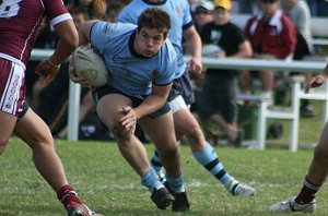 ASSRL U18 Championship FINAL QSS v NSWCHS action (Photo : ourfootymedia)