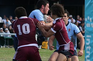 ASSRL U18 Championship FINAL QSS v NSWCHS action (Photo : ourfootymedia)
