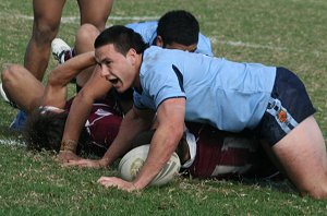 ASSRL U18 Championship FINAL QSS v NSWCHS action (Photo : ourfootymedia)