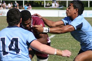 U18 Championship FINAL QSS v NSWCHS action (Photo : ourfootymedia)