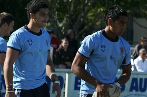 U18 Championship FINAL QSS v NSWCHS action (Photo : ourfootymedia)