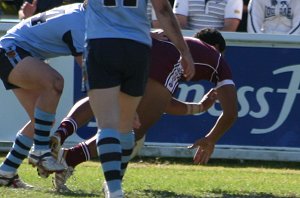 ASSRL U18 Championship FINAL QSS v NSWCHS action (Photo : ourfootymedia)