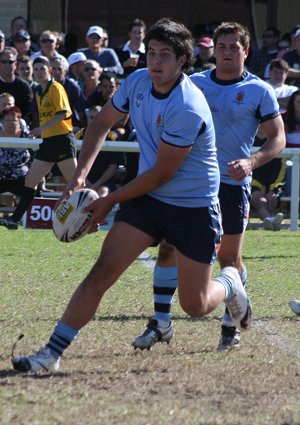 ASSRL U18 Championship FINAL QSS v NSWCHS action (Photo : ourfootymedia)