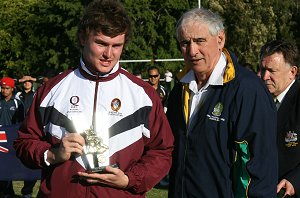 Queensland MOST VALUABLE PLAYER – # 13 Tom Dawney Palm Beach Currumbin SHS