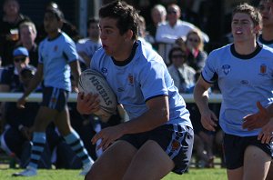 ASSRL U18 Championship FINAL QSS v NSWCHS action (Photo : ourfootymedia)