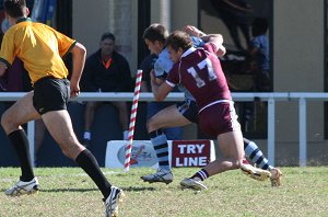 ASSRL U18 Championship FINAL QSS v NSWCHS action (Photo : ourfootymedia)