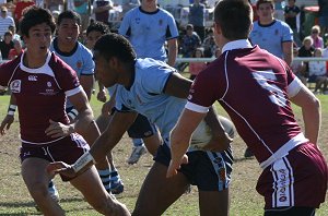 ASSRL U18 Championship FINAL QSS v NSWCHS action (Photo : ourfootymedia)