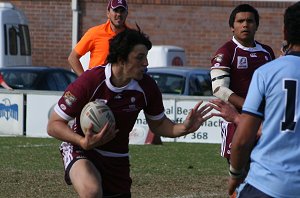 ASSRL U18 Championship FINAL QSS v NSWCHS action (Photo : ourfootymedia)
