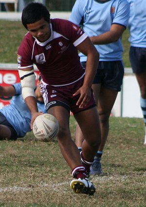 ASSRL U18 Championship FINAL QSS v NSWCHS action (Photo : ourfootymedia)