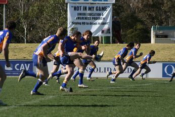 NSW CIS v ACT Day 3 ASSRL Championships Action (Photo : OurFootyMedia) 