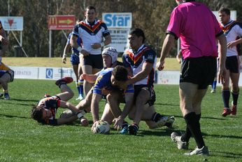 NSW CIS v ACT Day 3 ASSRL Championships Action (Photo : OurFootyMedia) 