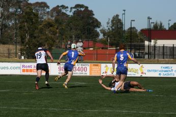NSW CIS v ACT Day 3 ASSRL Championships Action (Photo : OurFootyMedia) 
