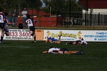 NSW CIS v ACT Day 3 ASSRL Championships Action (Photo : OurFootyMedia) 