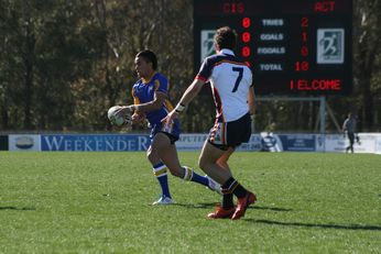 NSW CIS v ACT Day 3 ASSRL Championships Action (Photo : OurFootyMedia) 