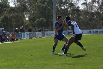 NSW CIS v ACT Day 3 ASSRL Championships Action (Photo : OurFootyMedia) 