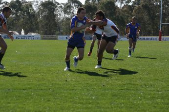 NSW CIS v ACT Day 3 ASSRL Championships Action (Photo : OurFootyMedia) 