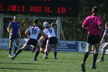NSW CIS v ACT Day 3 ASSRL Championships Action (Photo : OurFootyMedia) 