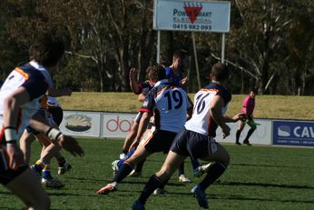 NSW CIS v ACT Day 3 ASSRL Championships Action (Photo : OurFootyMedia) 
