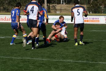 NSW CIS v ACT Day 3 ASSRL Championships Action (Photo : OurFootyMedia) 