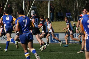 NSW CIS v ACT Day 3 ASSRL Championships Action (Photo : OurFootyMedia) 