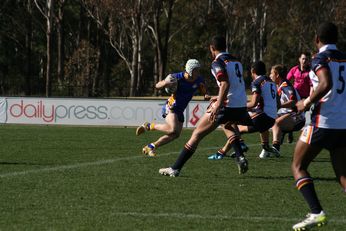 NSW CIS v ACT Day 3 ASSRL Championships Action (Photo : OurFootyMedia) 