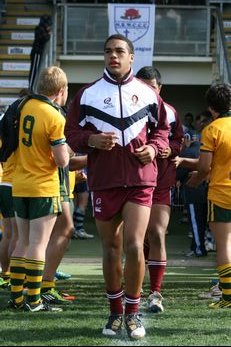 ASSRL Championship Final - Queensland Schoolboys v NSW CCC action (Photo's : OurFootyMedia)