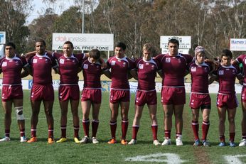 ASSRL Championship Final - Queensland Schoolboys v NSW CCC action (Photo's : OurFootyMedia)