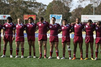 ASSRL Championship Final - Queensland Schoolboys v NSW CCC action (Photo's : OurFootyMedia)