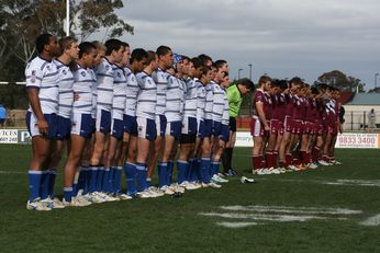 ASSRL Championship Final - Queensland Schoolboys v NSW CCC action (Photo's : OurFootyMedia)