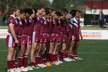 ASSRL Championship Final - Queensland Schoolboys v NSW CCC action (Photo's : OurFootyMedia)