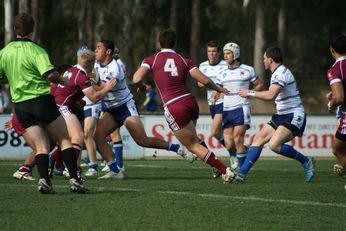 ASSRL Championship Final - Queensland Schoolboys v NSW CCC action (Photo's : OurFootyMedia)