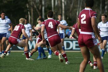 ASSRL Championship Final - Queensland Schoolboys v NSW CCC action (Photo's : OurFootyMedia)