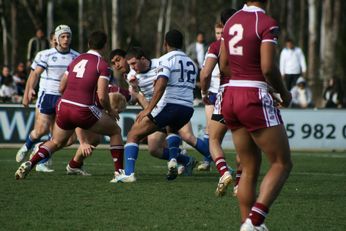 ASSRL Championship Final - Queensland Schoolboys v NSW CCC action (Photo's : OurFootyMedia)