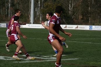 ASSRL Championship Final - Queensland Schoolboys v NSW CCC action (Photo's : OurFootyMedia)