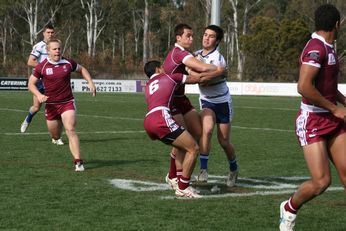 ASSRL Championship Final - Queensland Schoolboys v NSW CCC action (Photo's : OurFootyMedia)