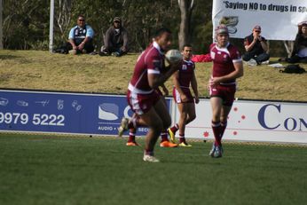 ASSRL Championship Final - Queensland Schoolboys v NSW CCC action (Photo's : OurFootyMedia)
