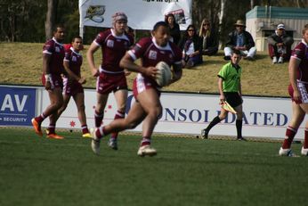 ASSRL Championship Final - Queensland Schoolboys v NSW CCC action (Photo's : OurFootyMedia)